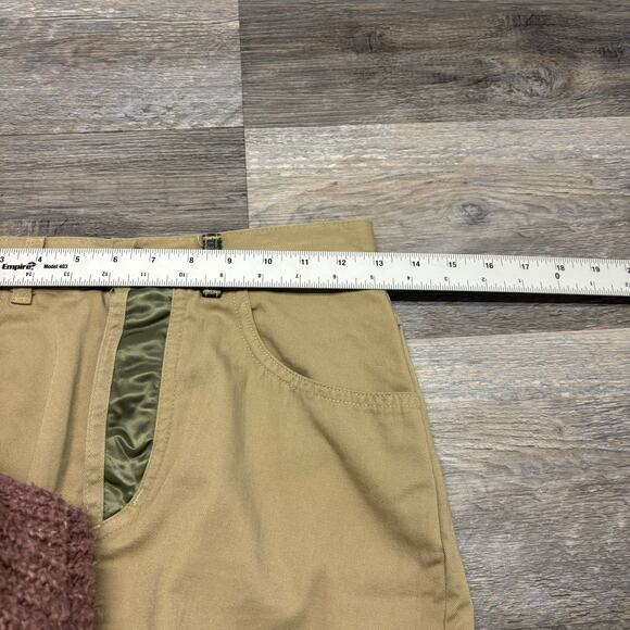 Vintage 80s 90s Guess Georges Marciano Tan Green Womens 26" Denim Mini Skirt USA - Picture 5 of 10
